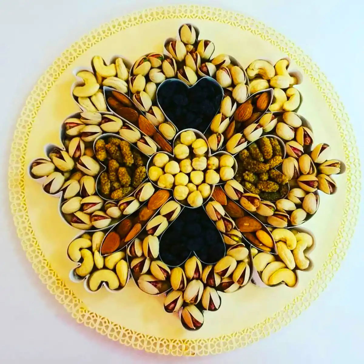 دیزاین آجیل شب یلدایی عروس