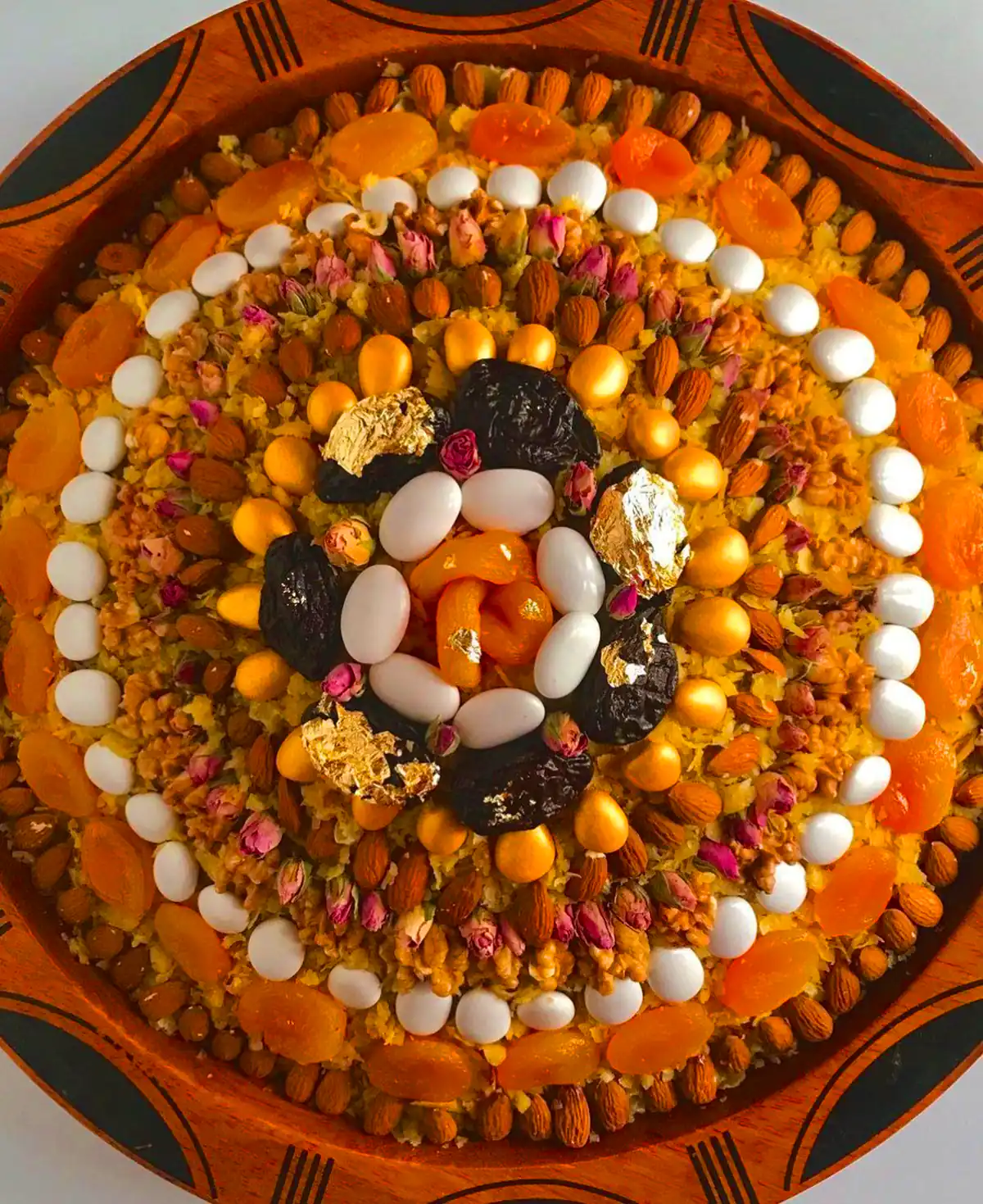 دیزاین آجیل شب یلدایی عروس