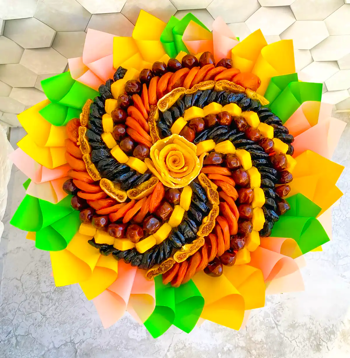 دیزاین آجیل شب یلدایی عروس