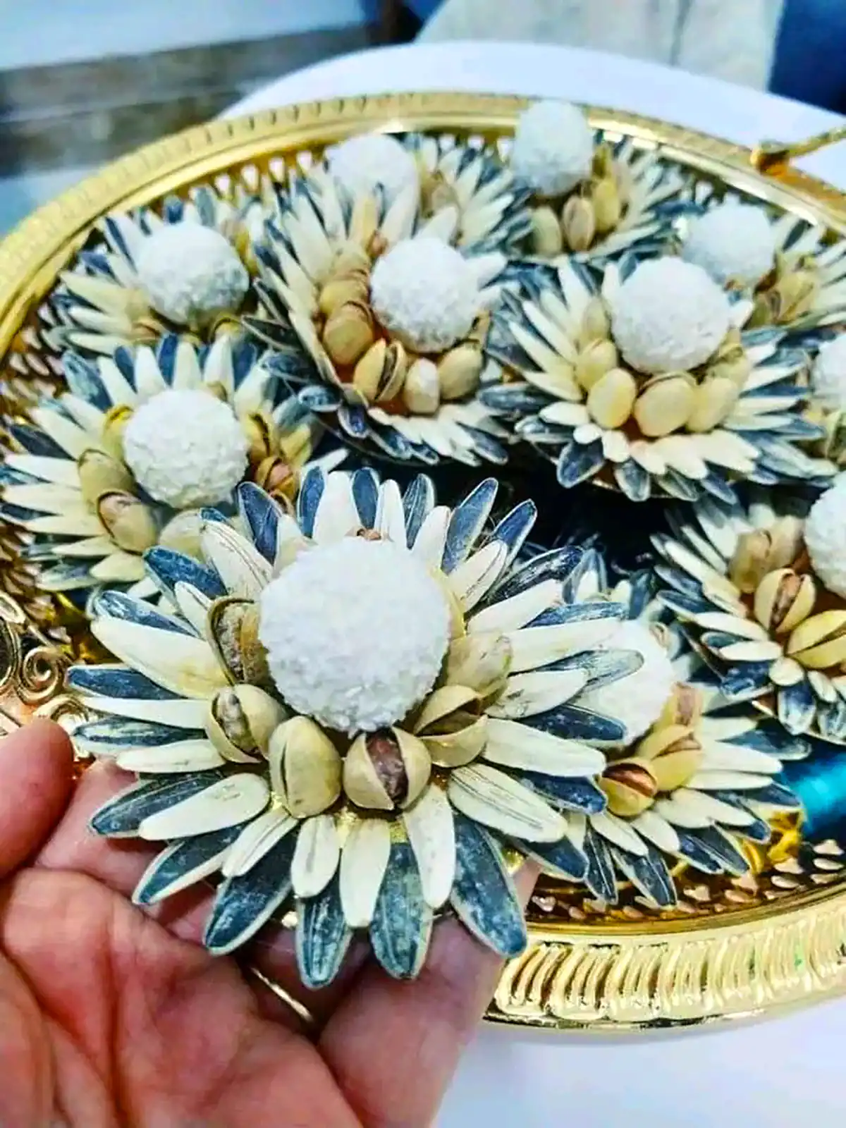 دیزاین آجیل شب یلدایی عروس