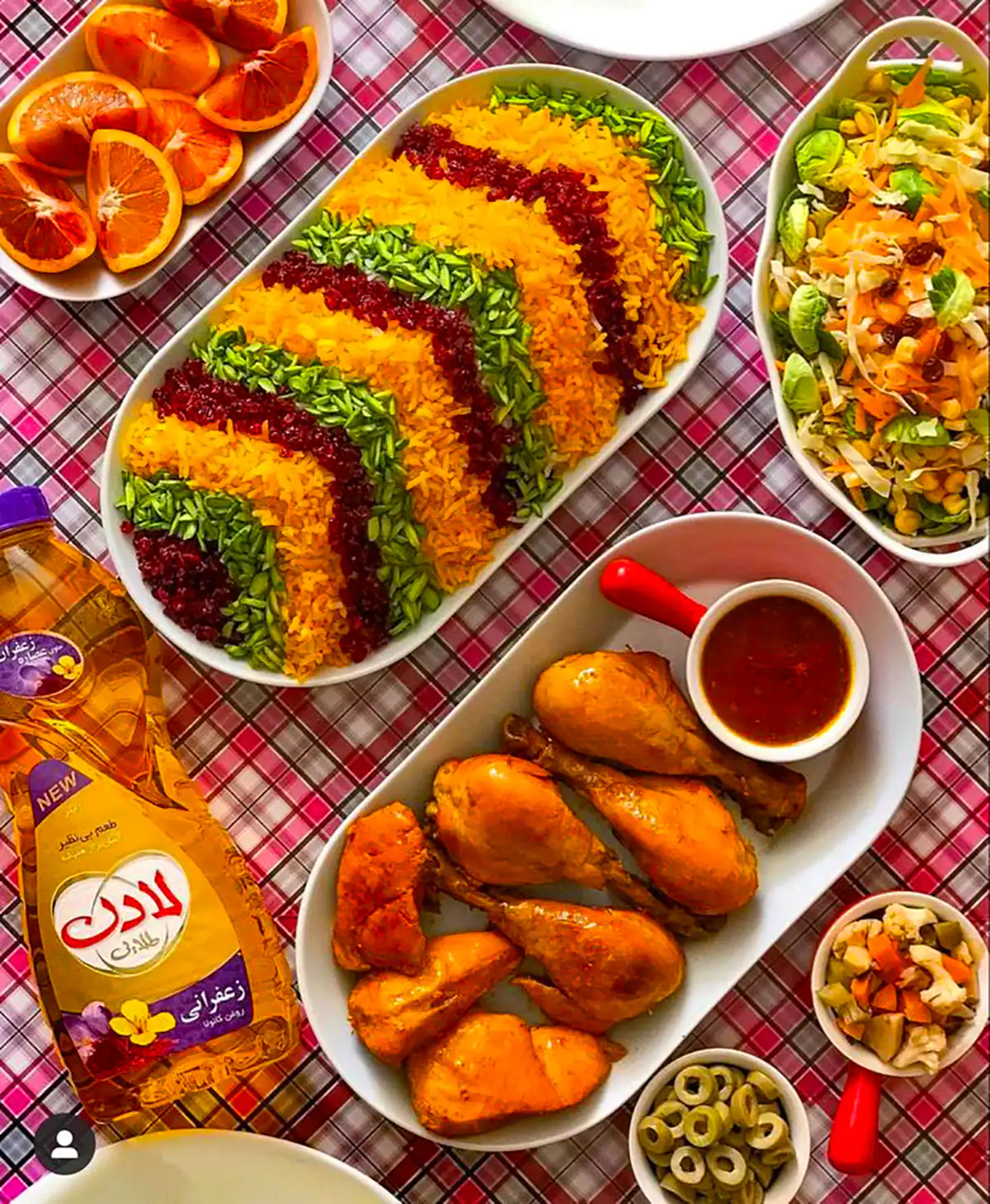 ایده سرو غذای ایرانی