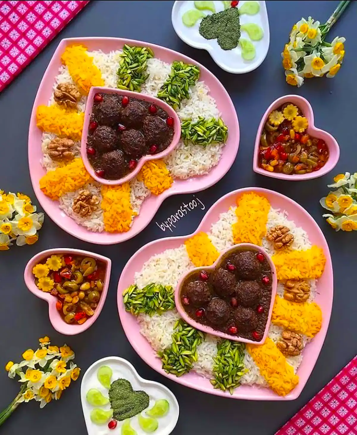 ایده سرو غذای ایرانی