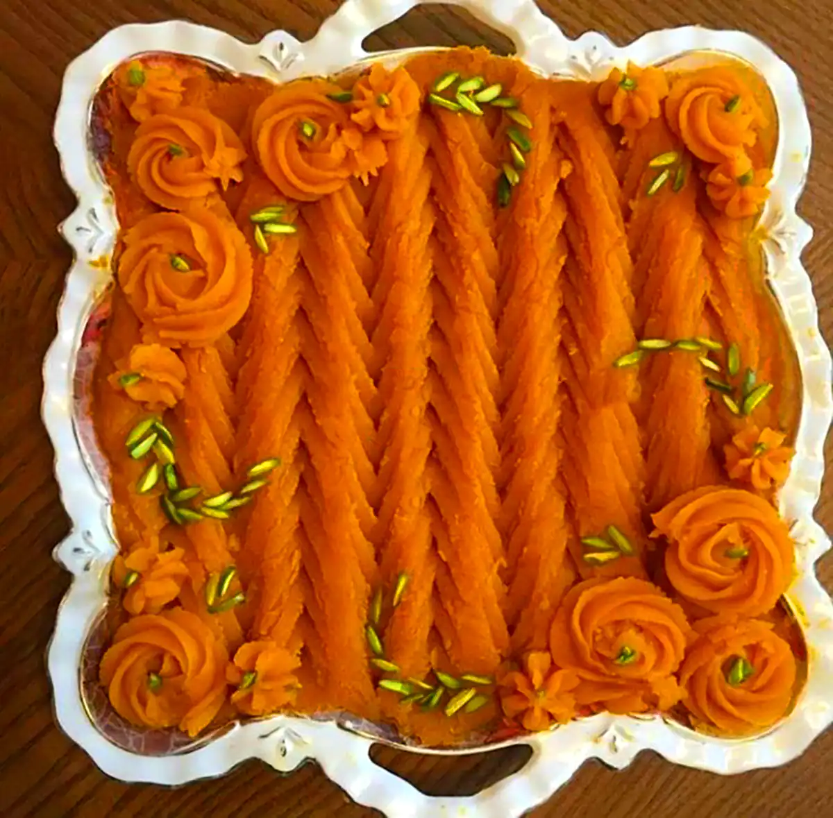 ایده تزئین حلوا مجلسی 
