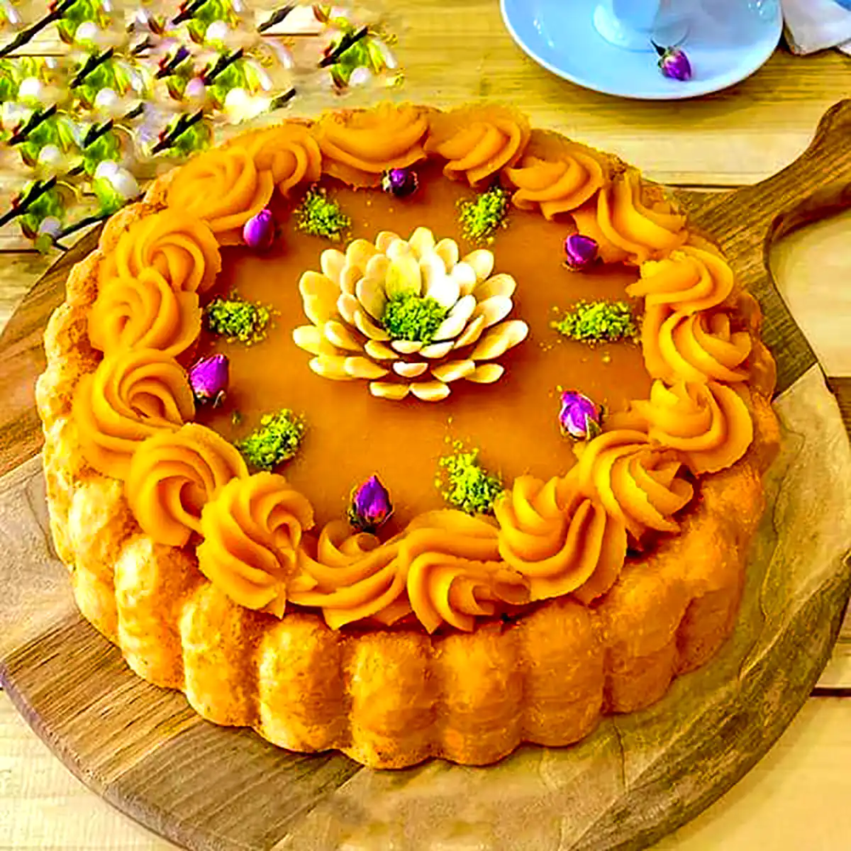 ایده تزئین حلوا مجلسی 