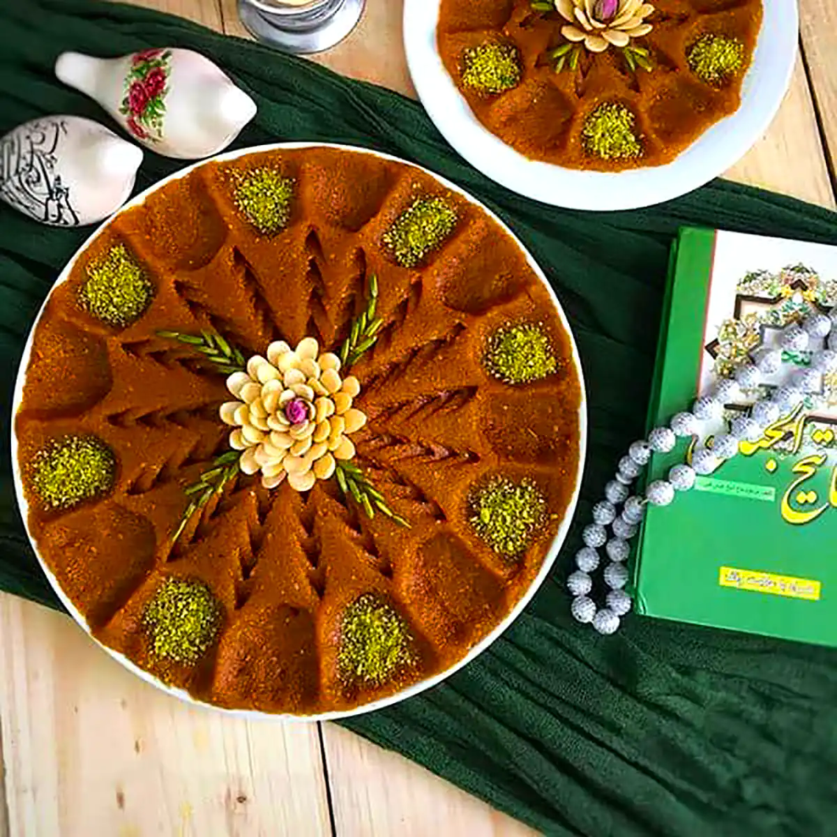 ایده تزئین حلوا مجلسی 