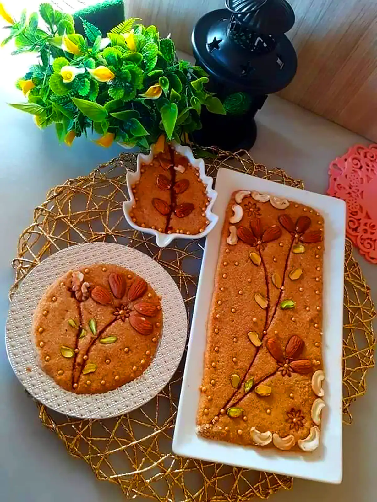 ایده تزئین حلوا مجلسی 