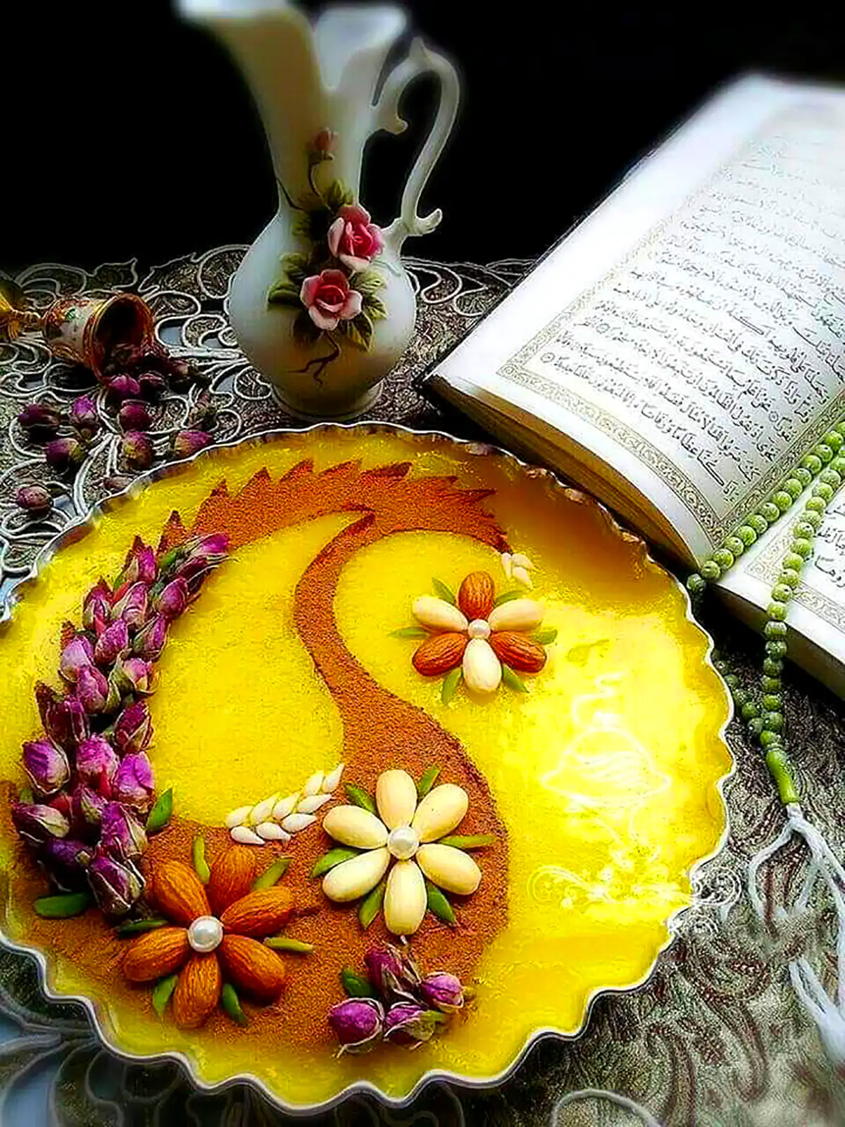 ایده تزئین حلوا مجلسی 