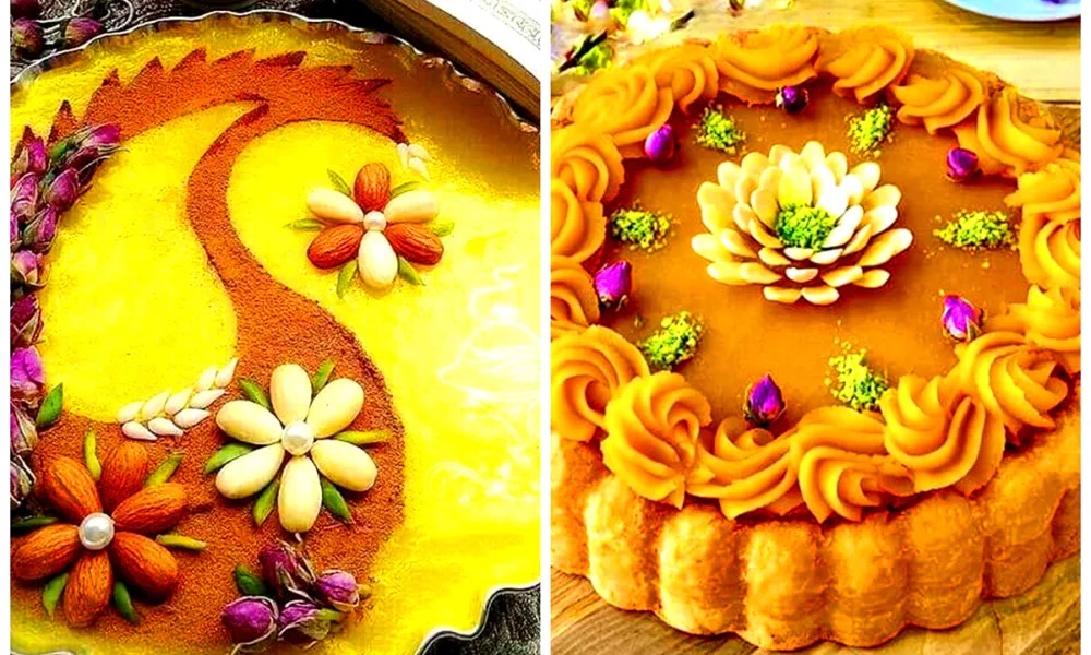 ایده تزئین حلوا مجلسی