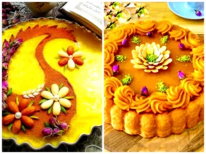 ایده تزئین حلوا مجلسی