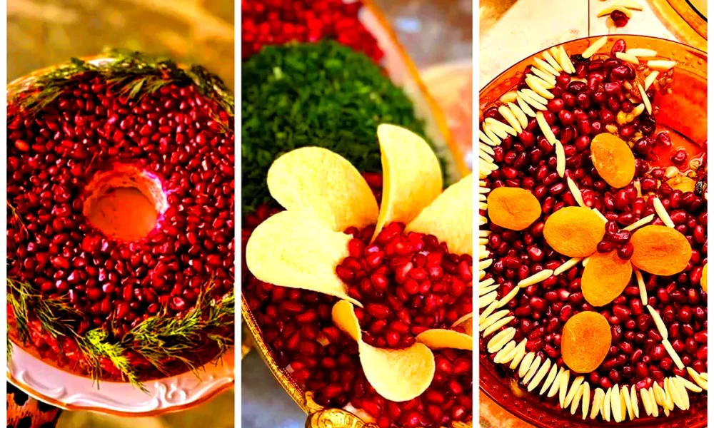 15 ایده جذاب برای سرو انار مجلسی