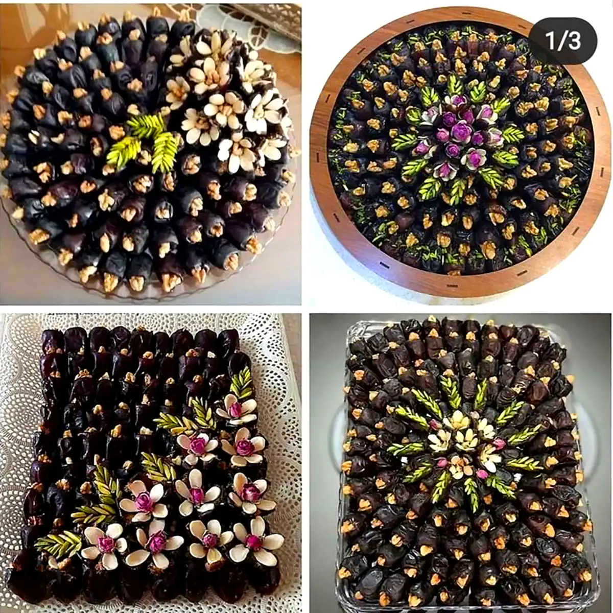 تزیین حرفه ای خرما مجلسی 