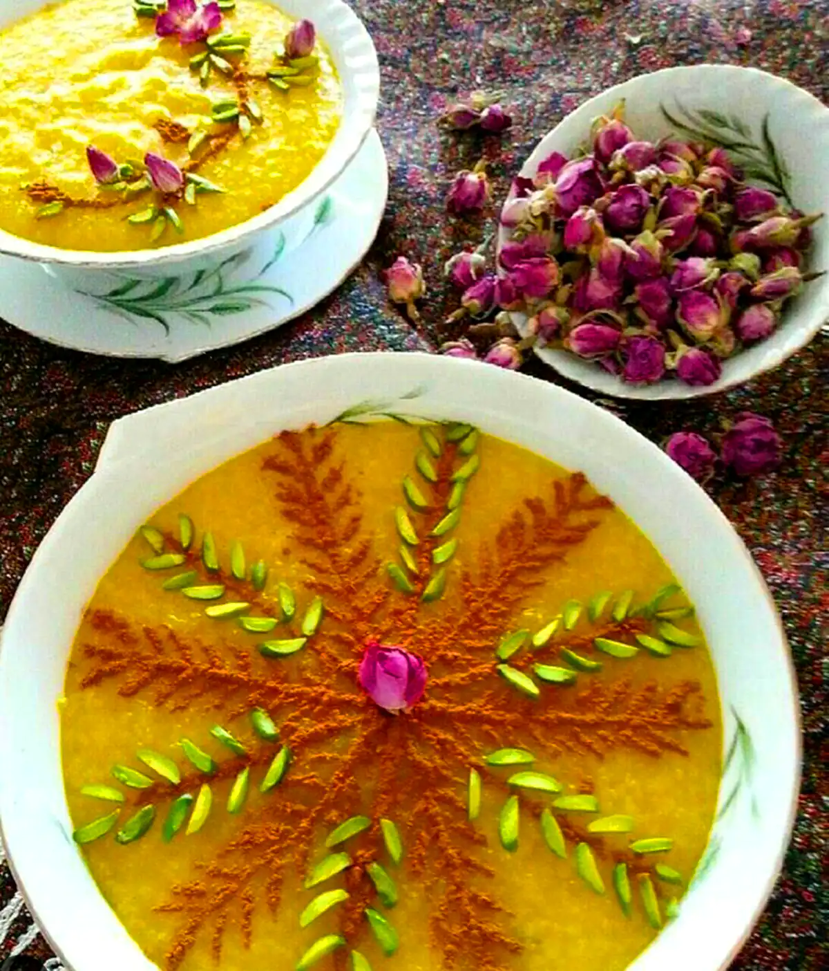 تزیین شله زرد مجلسی متفاوت