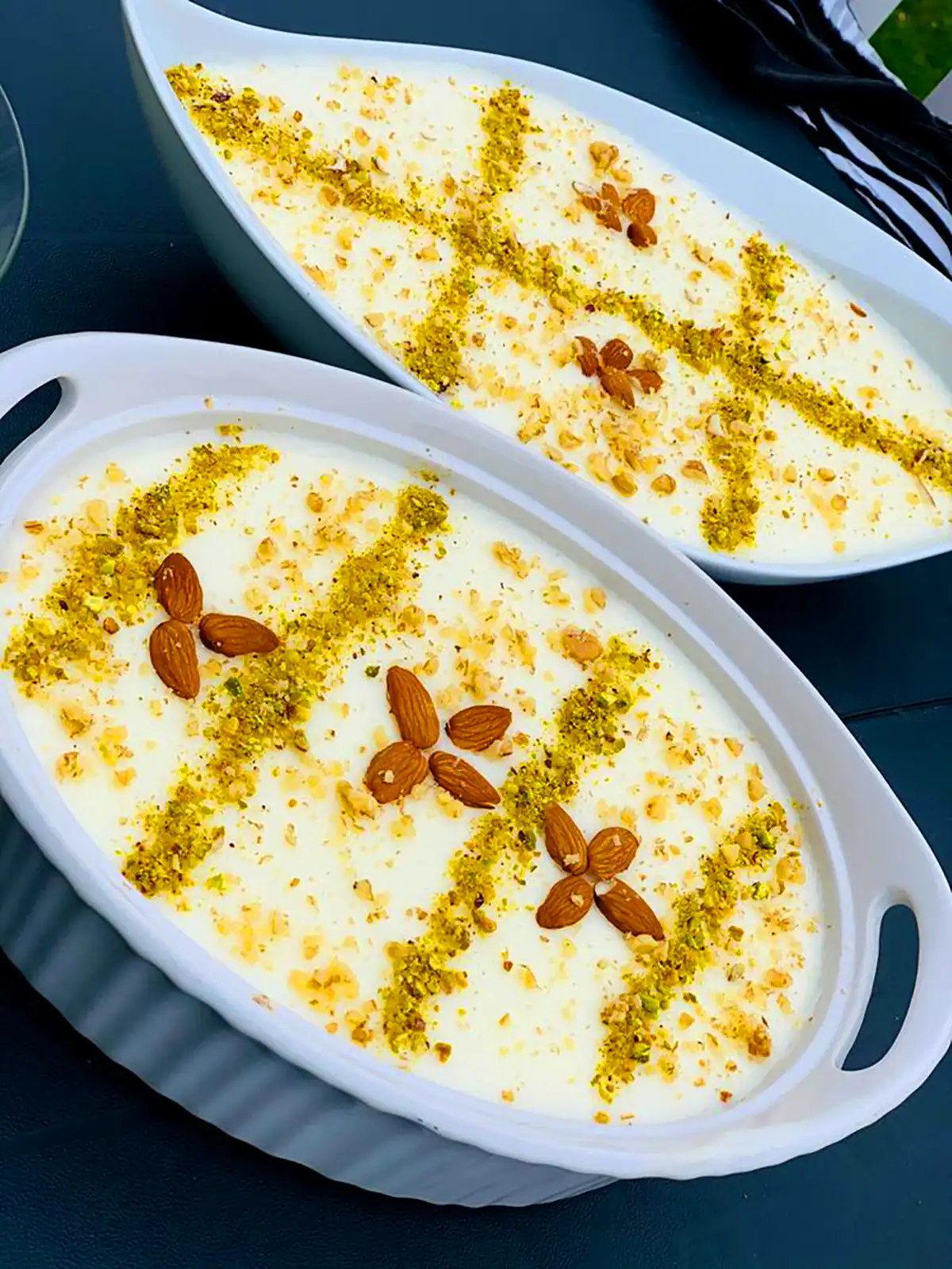 تزیین دسر با شیر مجلسی 