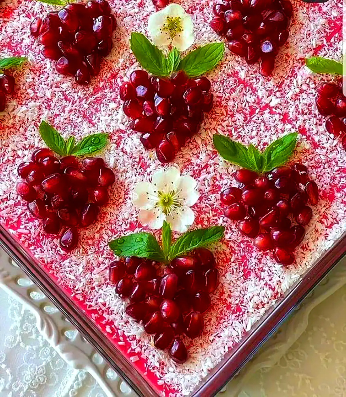 تزیین دسر با شیر مجلسی 
