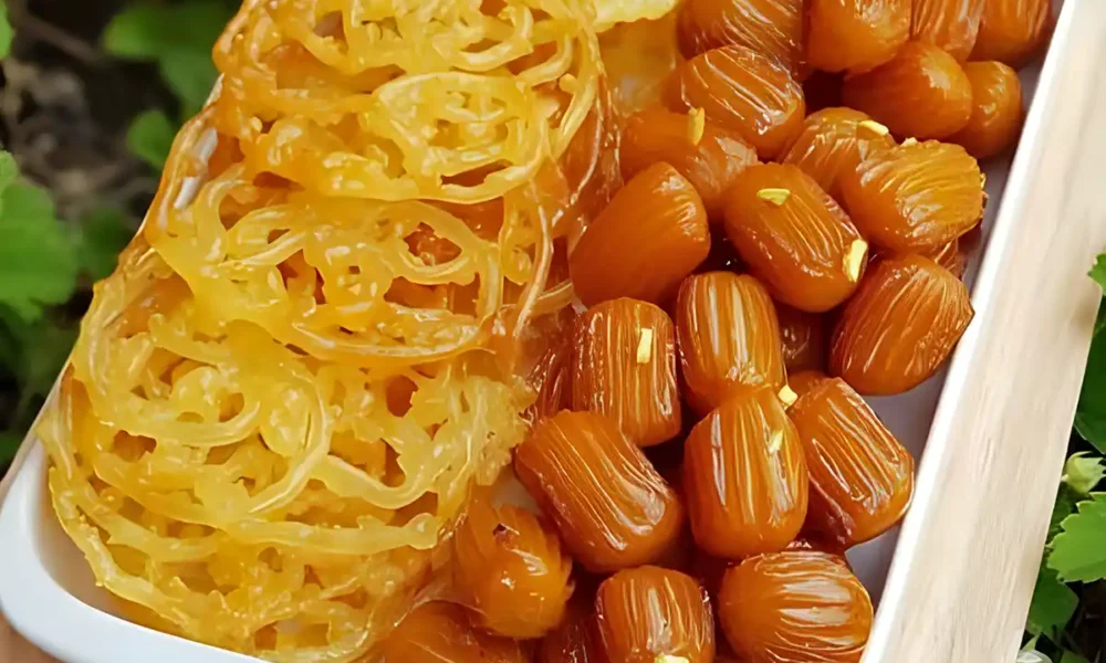 طرز تهیه زولبیا و بامیه خانگی