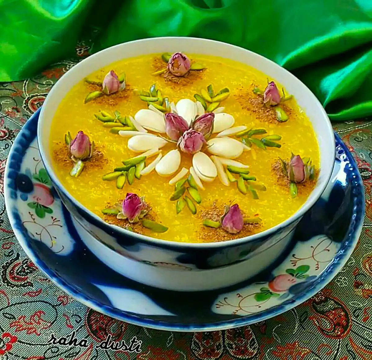 دیزاین حرفه ای شله زرد