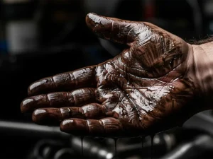 رفع بوی نفت از دست