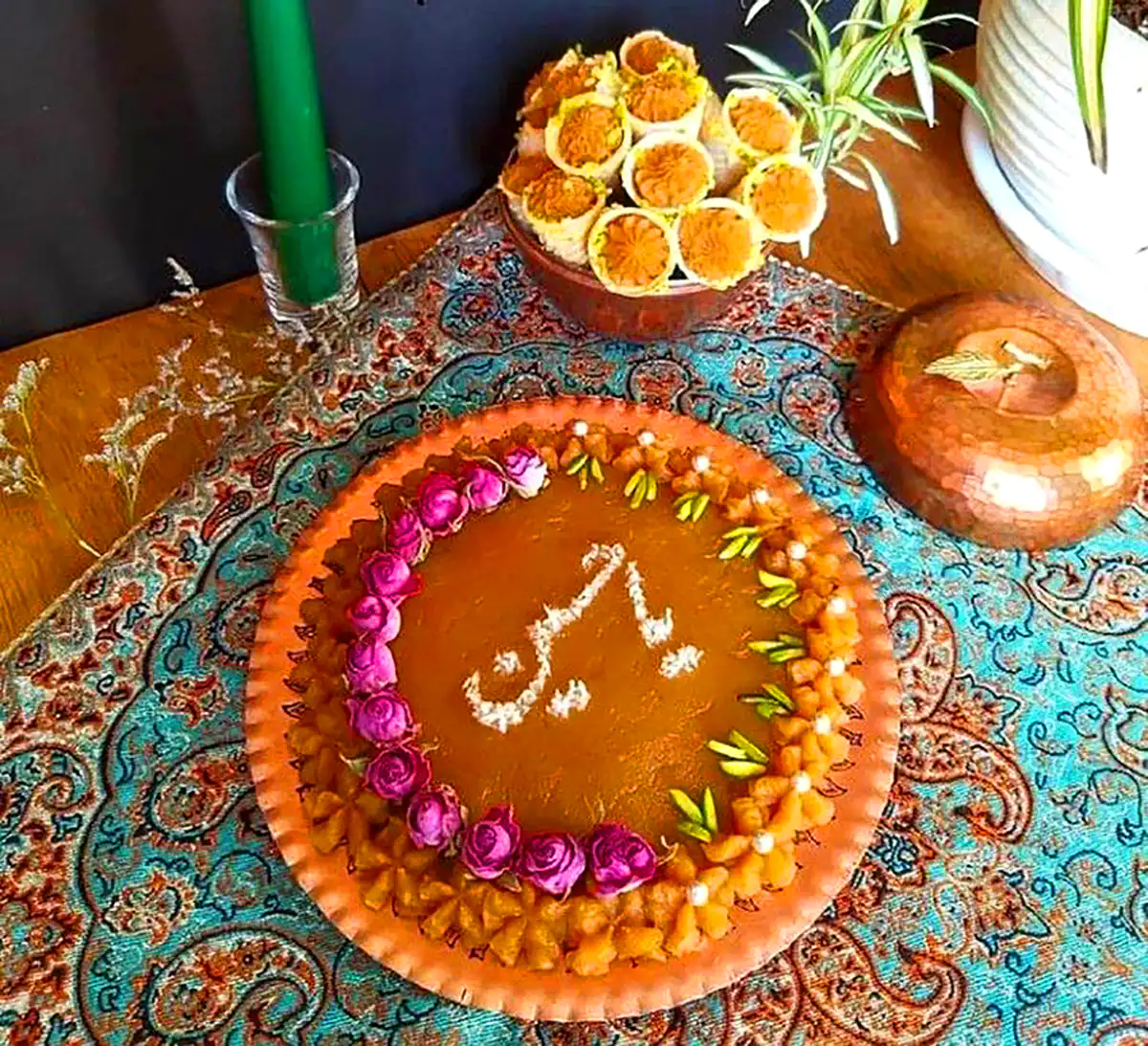 سرو مجلسی حلوا