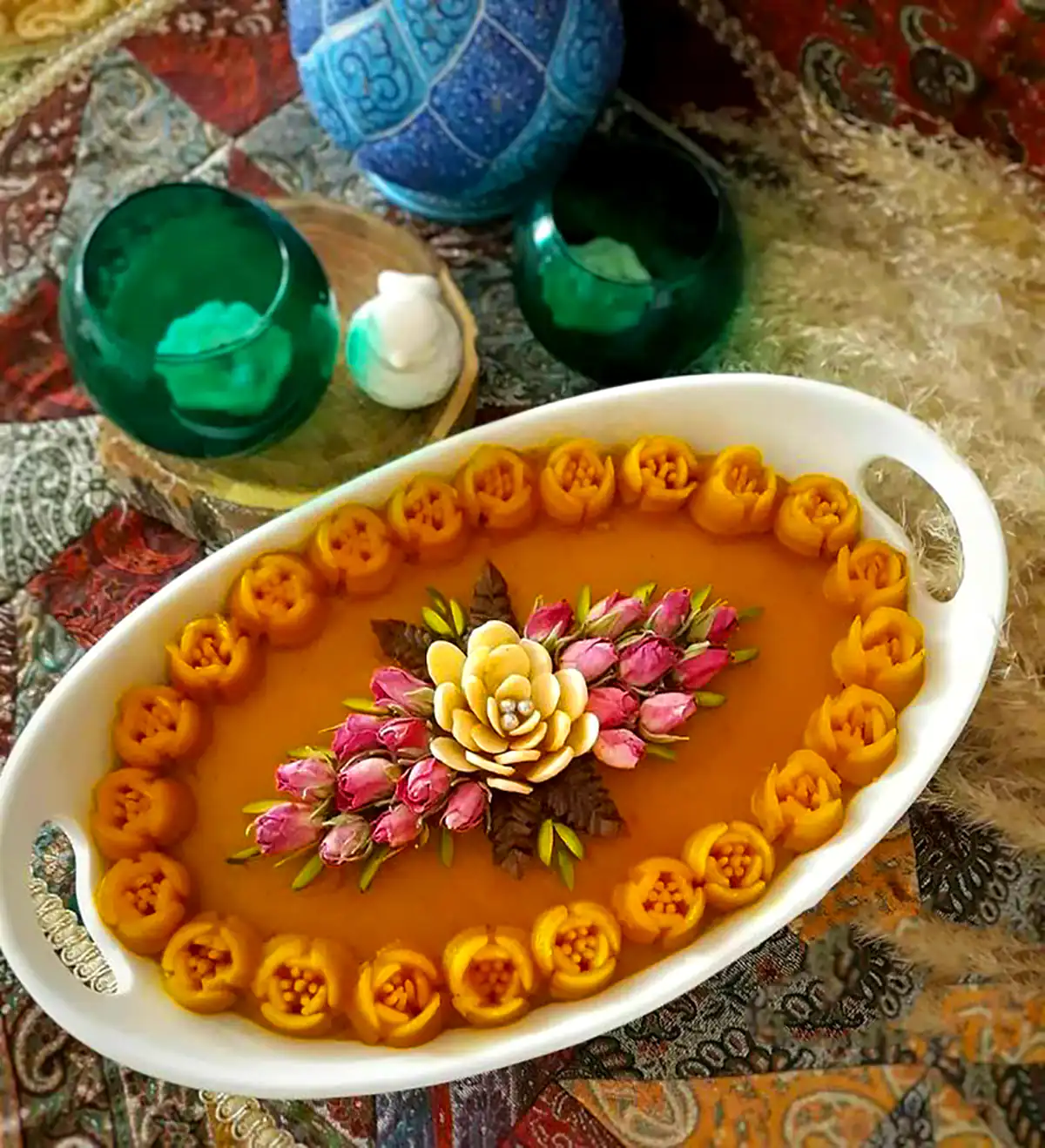 تزیین حلوا مجلسی